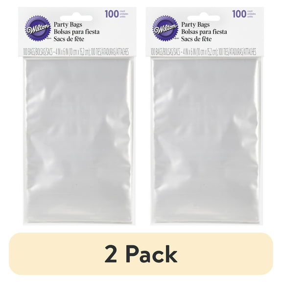 Wilton Clear Treat Bags, 100-Count