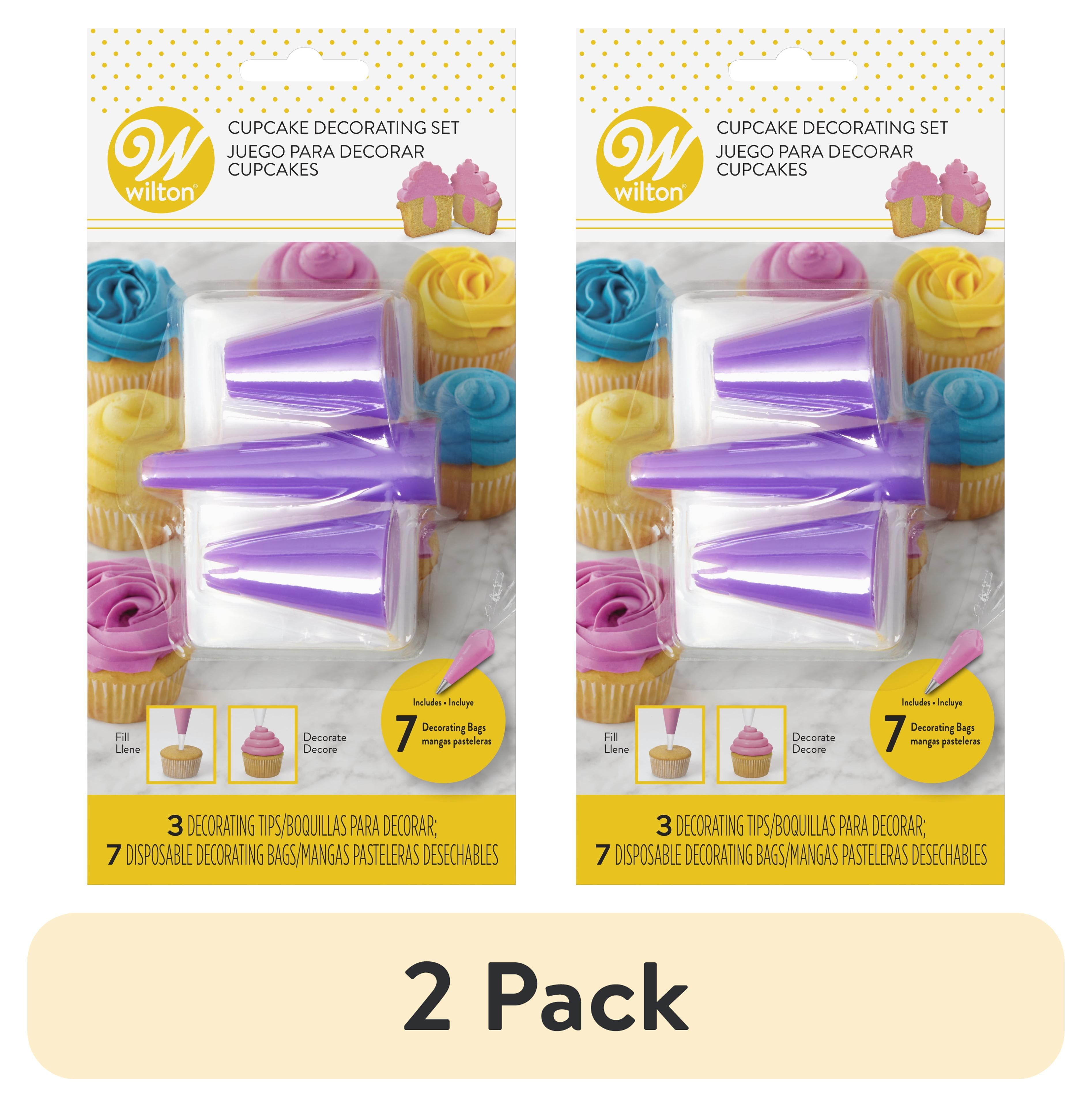 (2 pack) (2 pack) Wilton Cupcake Decorating Set, 10-Piece