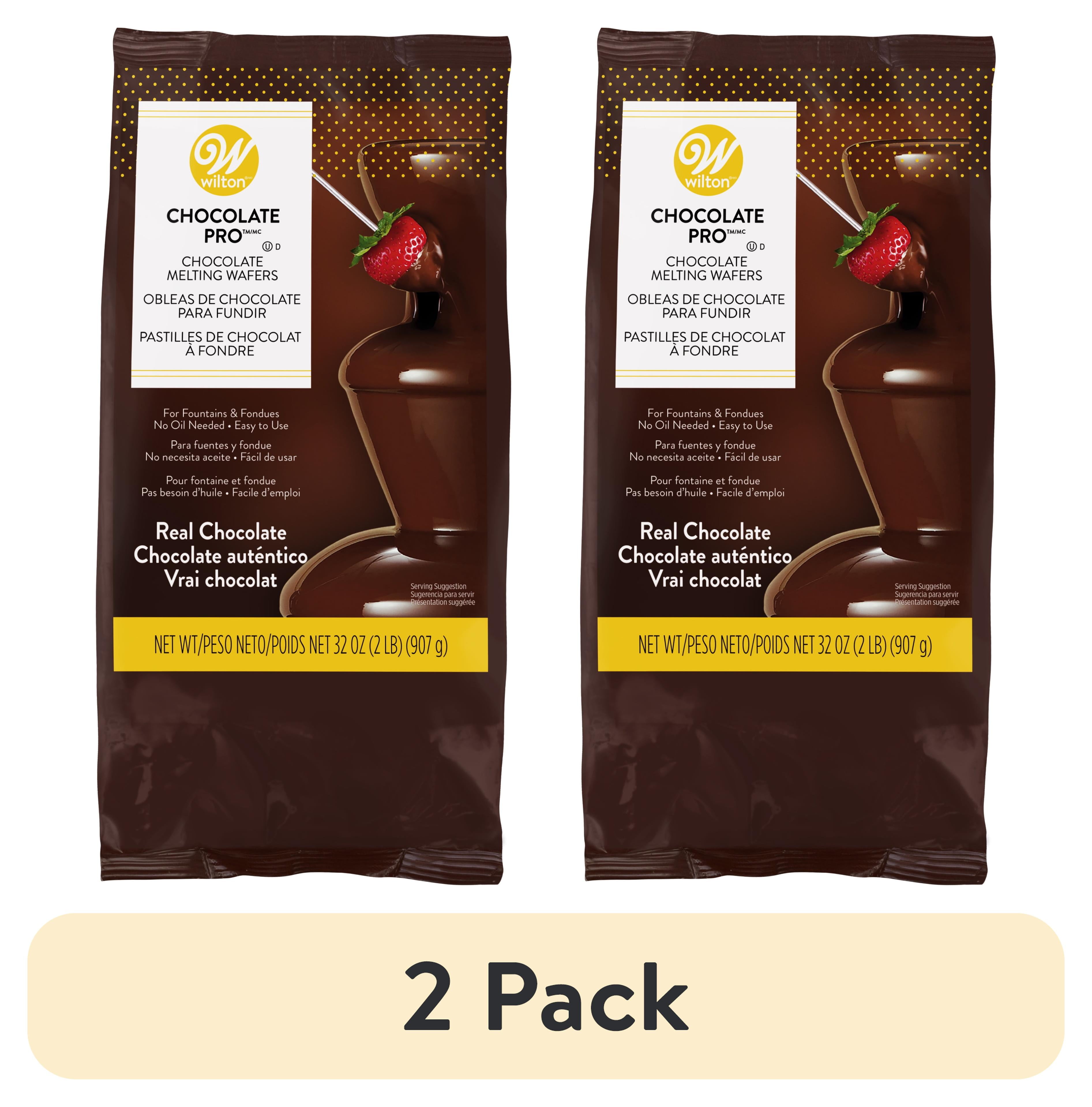 2 pack) Wilton Melting Chocolate Wafers for Chocolate 2 pack) Wilton Melting Chocolate Wafers for Chocolate