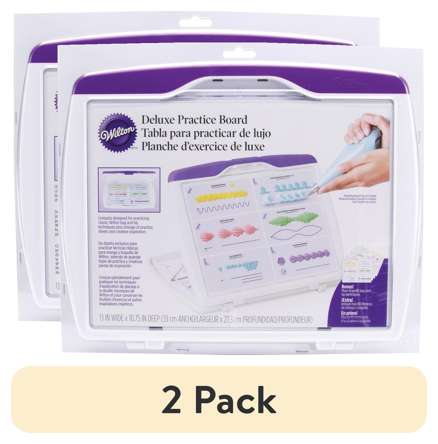 pack) Wilton W4061075 Decorate Smart Deluxe Practice Board Set