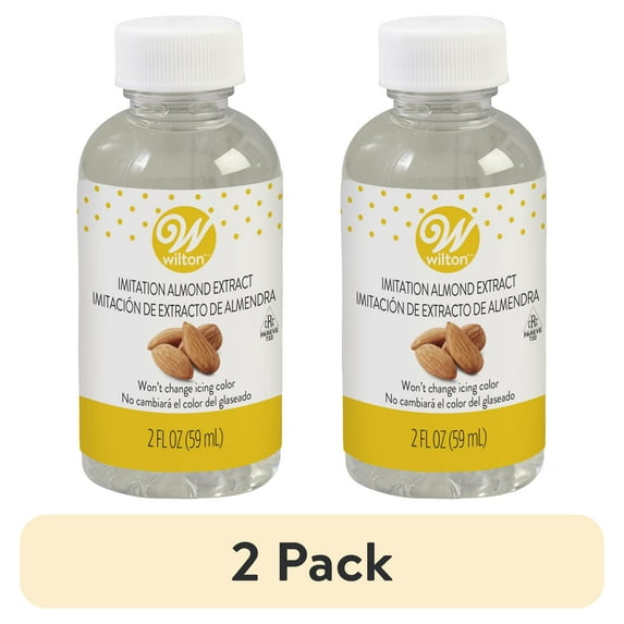 (2 pack) Wilton Imitation Almond Extract, 2 oz.