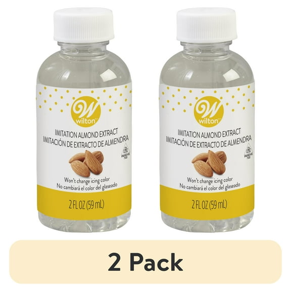 (2 pack) Wilton Imitation Almond Extract, 2 oz.
