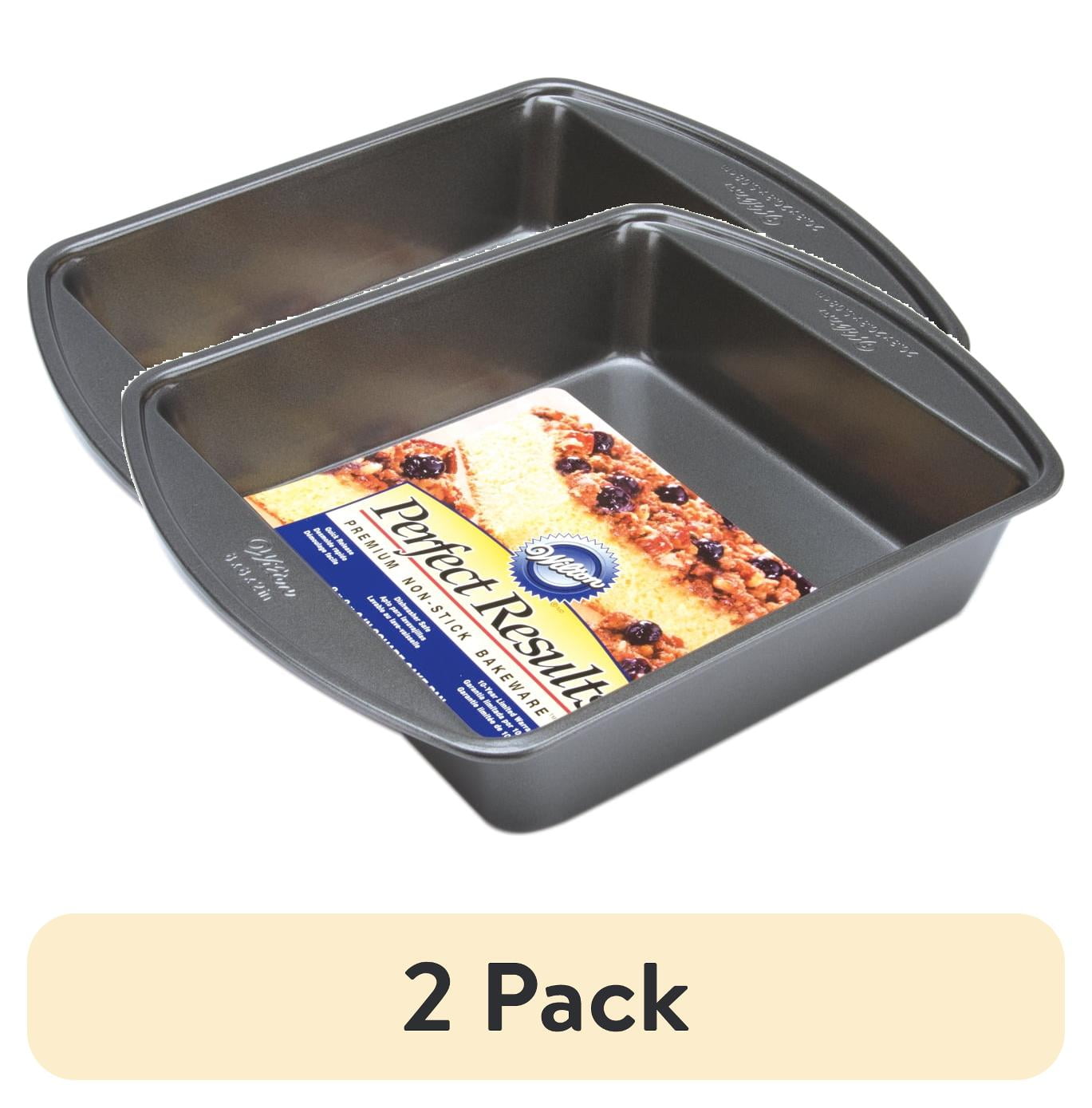 Wilton Recipe Right Non-Stick Cake Pan Set, 8x8 Performance