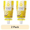 thumbnail image 1 of (2 pack) Wilton Ready-to-Use Yellow Vanilla-Flavored Icing Pouch with Tips, 8 oz., 1 of 7