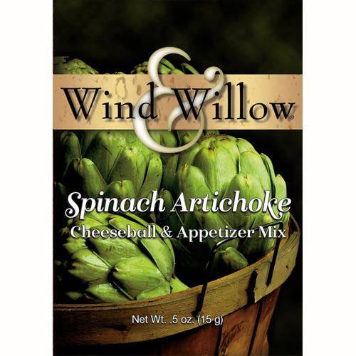 (2 pack) Wind & Willow Spinach Artichoke Cheeseball & Appetizer Mix