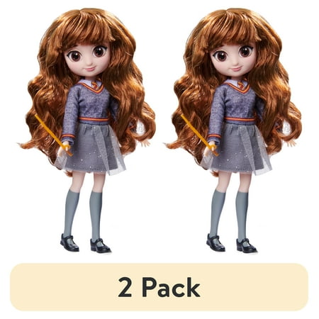 (2 pack) Wizarding World, 8-inch Hermione Granger Doll, for Kids Ages 5 and up