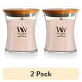 thumbnail interactive-video image 1 of (2 pack) WoodWick Medium Hourglass Scented Candle, Vanilla & Sea Salt, 9.7 oz, 1 of 7