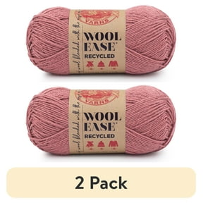 (2 pack) Lion Brand Wool-Ease Recycled Terracotta 632-137G Medium Yarn