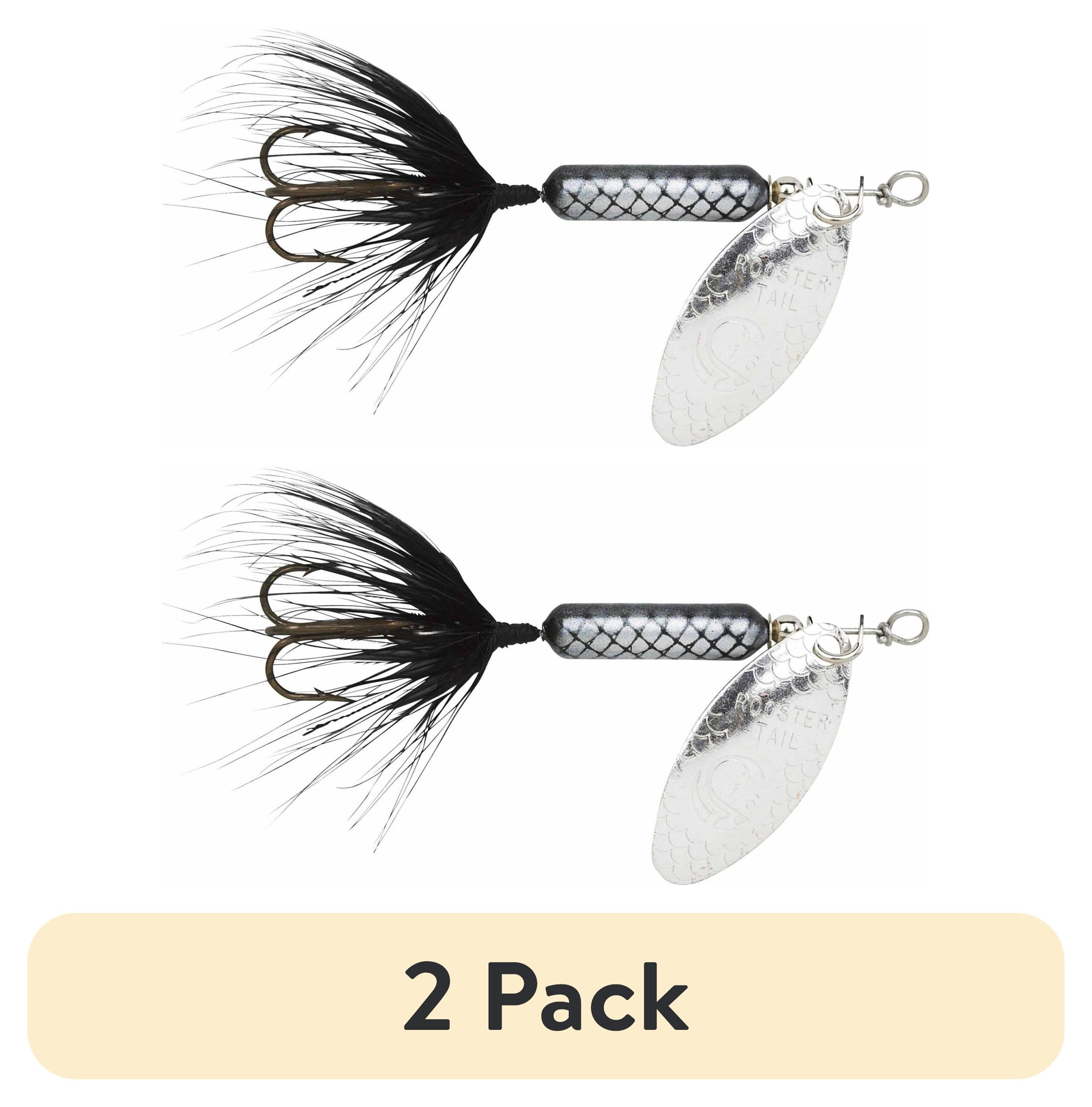 (2 pack) Worden's Original Rooster Tail - 1/8 oz. - Black