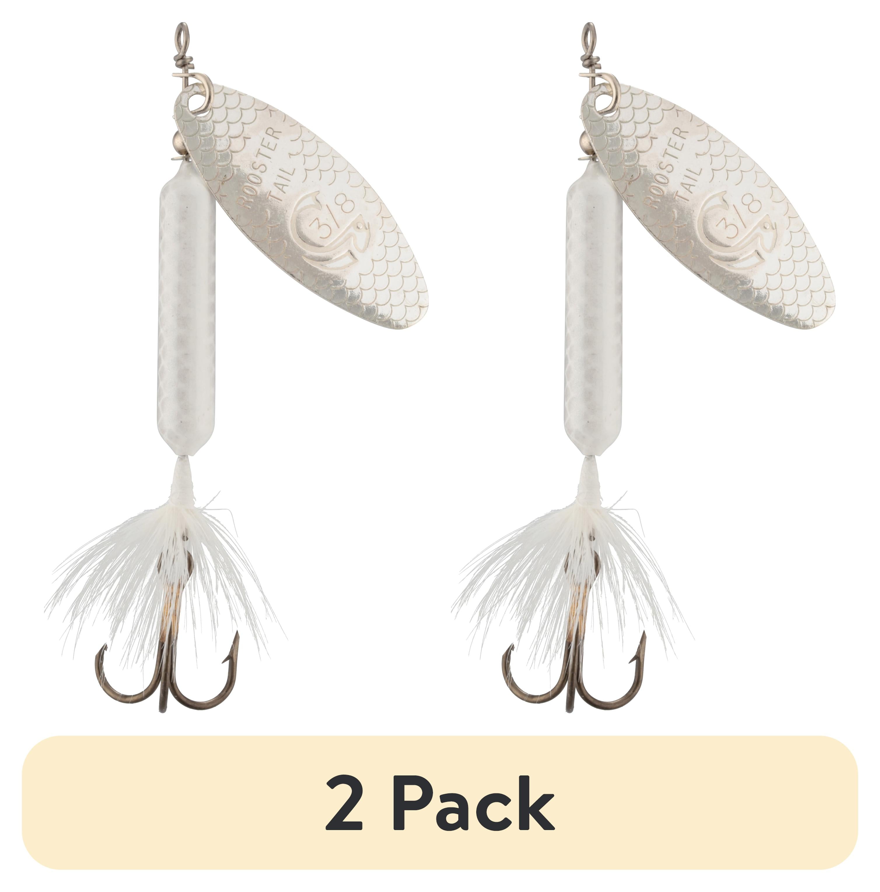 Worden's Original White Rooster Tail Inline Spinnerbait Fishing