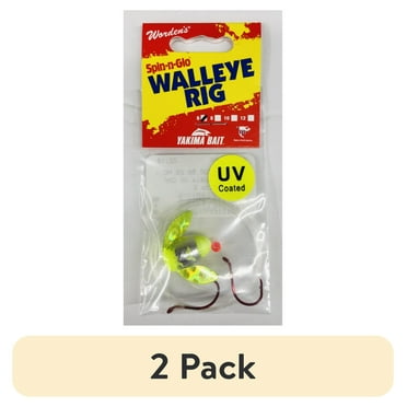 (2 pack) Worden's Sng Walleye Rig Fishing Lures for Walleye