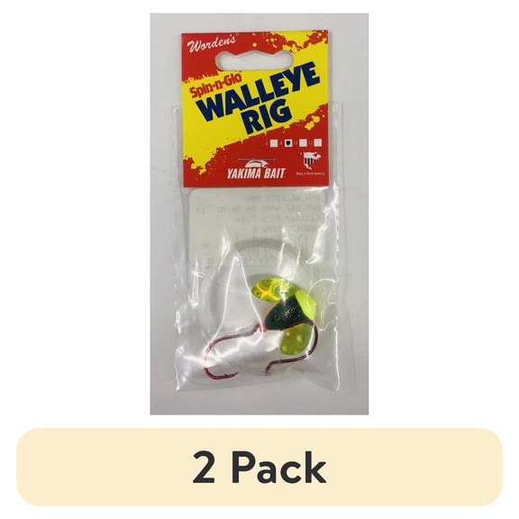 (2 pack) Wordens Sng Walleye Rig #2