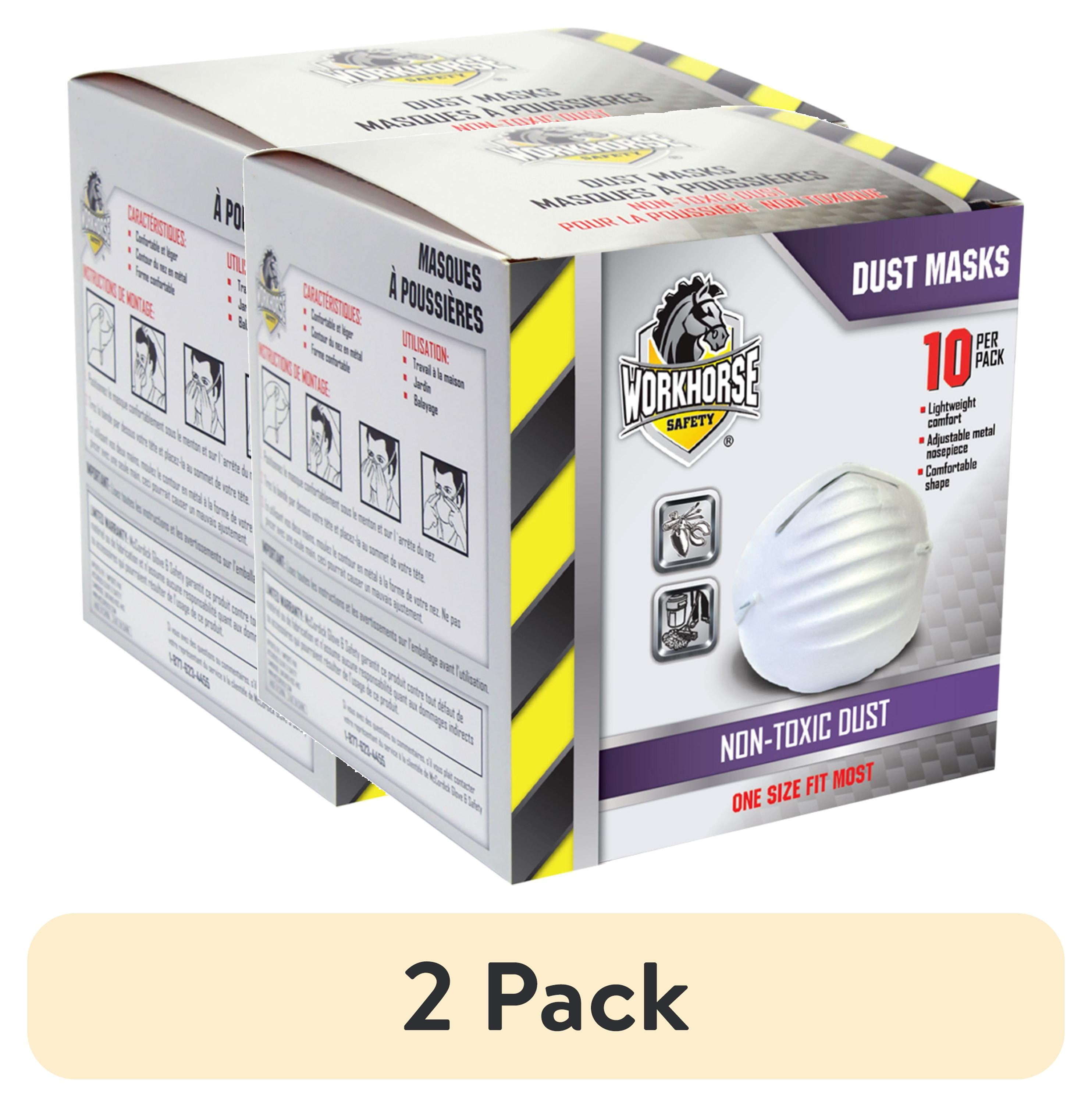 Workhorse Disposable Dust and Cleaning Mask - 10 Count per Pack