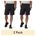 thumbnail image 1 of (2 pack) Wrangler Men's & Big Men's Performance Zip Cargo Shorts with UPF 50, Sizes 30-48, 1 of 8