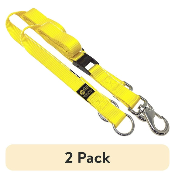 (2 pack) Wrap It Storage Trunk Strap, Yellow, R100-TS-6YE, 6ft, 1 Each