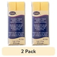 thumbnail image 1 of (2 pack) Wrights Lemon Ice 7/8" Double Fold Bias Tape Quilt Binding 3 yd Polyester Blend Sewing Trim, 1 of 8