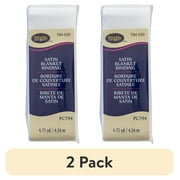 Wrights White 2" Non Bias Satin Blanket Binding 4.75 yd Sewing Trim