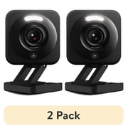2 pack Wyze Cam v4 2K HD Wi-Fi Smart Home Security Camera Indoor/Outdoor Pet/Baby Monitor Motion Activated
