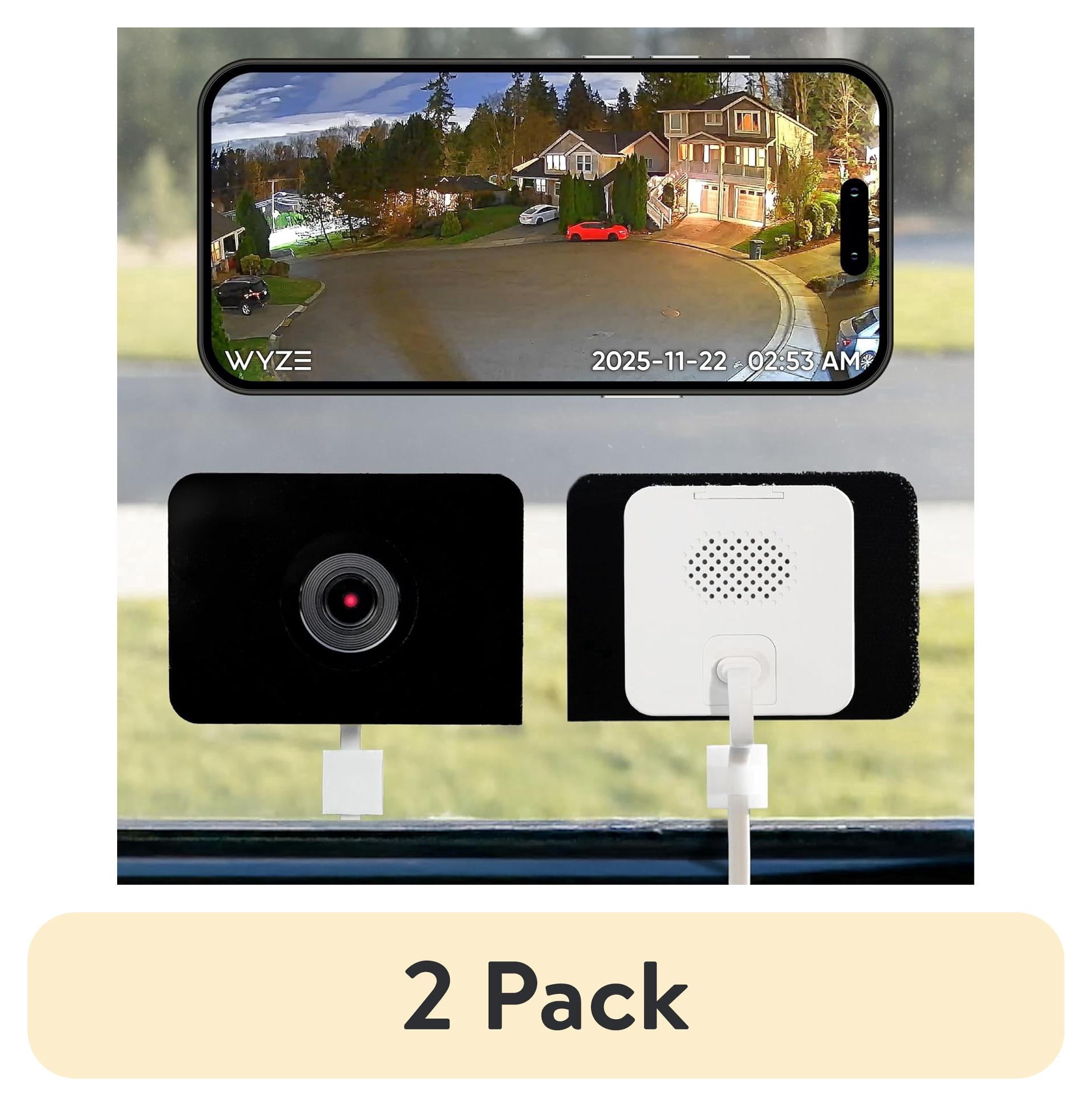 (2 pack) Wyze Window Camera, WiFi Indoor HD Home Security Camera ...
