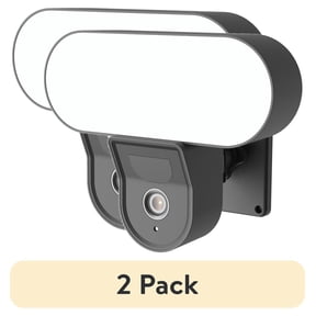 (2 pack) XODO E9 Smart Home Security Camera, 2.5K HD Outdoor Security Camera with Floodlight and Motion Sensor