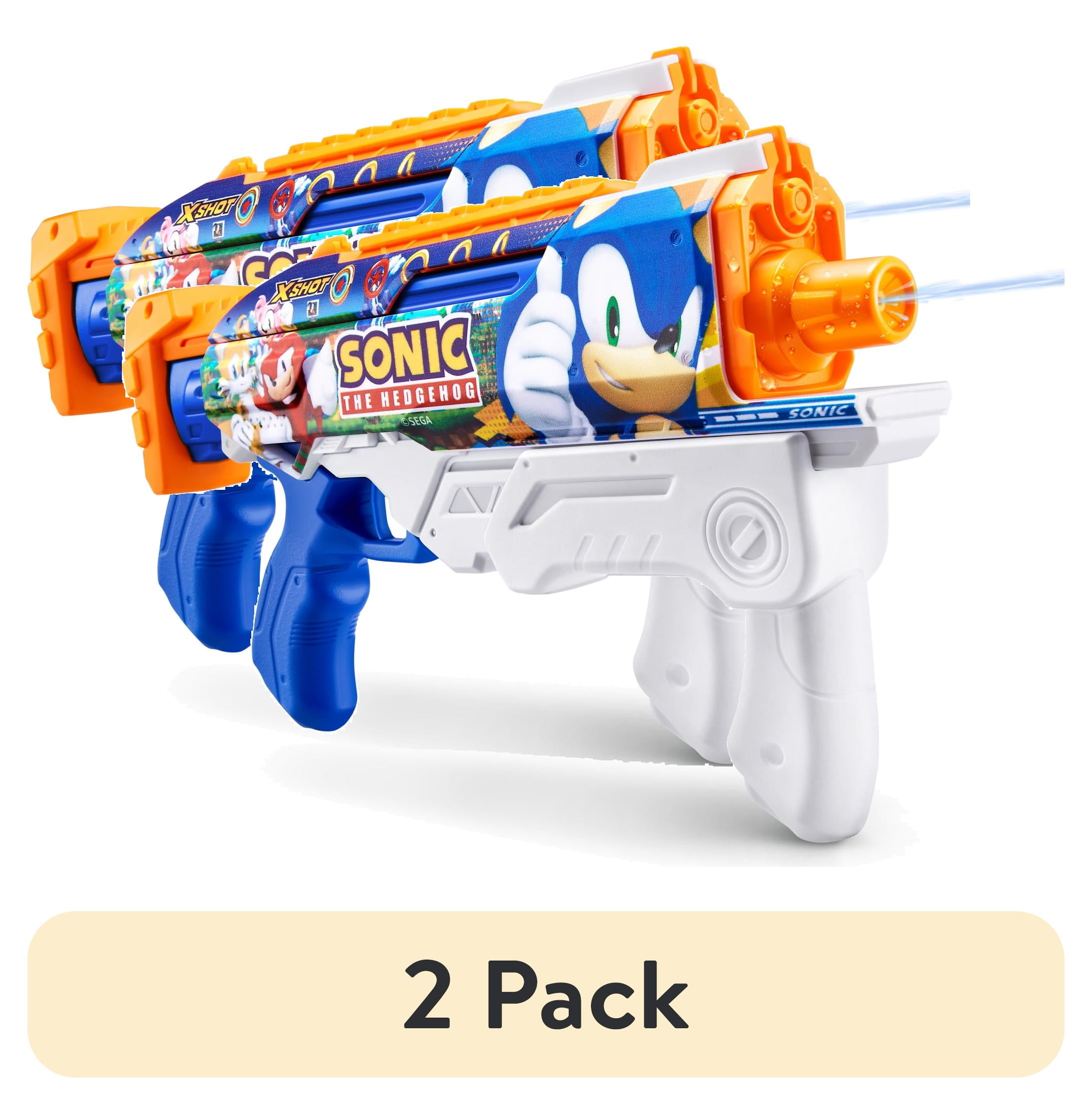 ZURU XSHOT Fast-Fill Sonic The Hedgehog Hyperload Water Blaster