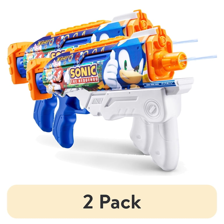 ZURU XSHOT Fast-Fill Sonic The Hedgehog Hyperload Water Blaster