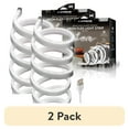 thumbnail image 1 of (2 pack) Xtreme Lit 6.5ft Neon LED Strip Lights, White LED Lights for Bedroom, Accent & Decorative Lighting, Flexible Design, 1 of 9