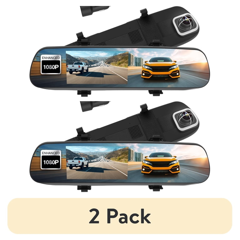 アクセサリー MIRROR DASH CAMERA Free Shipping! Yada Roadcam Mirror 1080p Dash Cam with G-Sensor