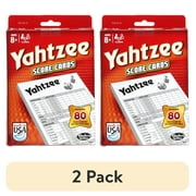 (2 pack) Yahtzee Game Score Pad, Includes 80 Score Cards