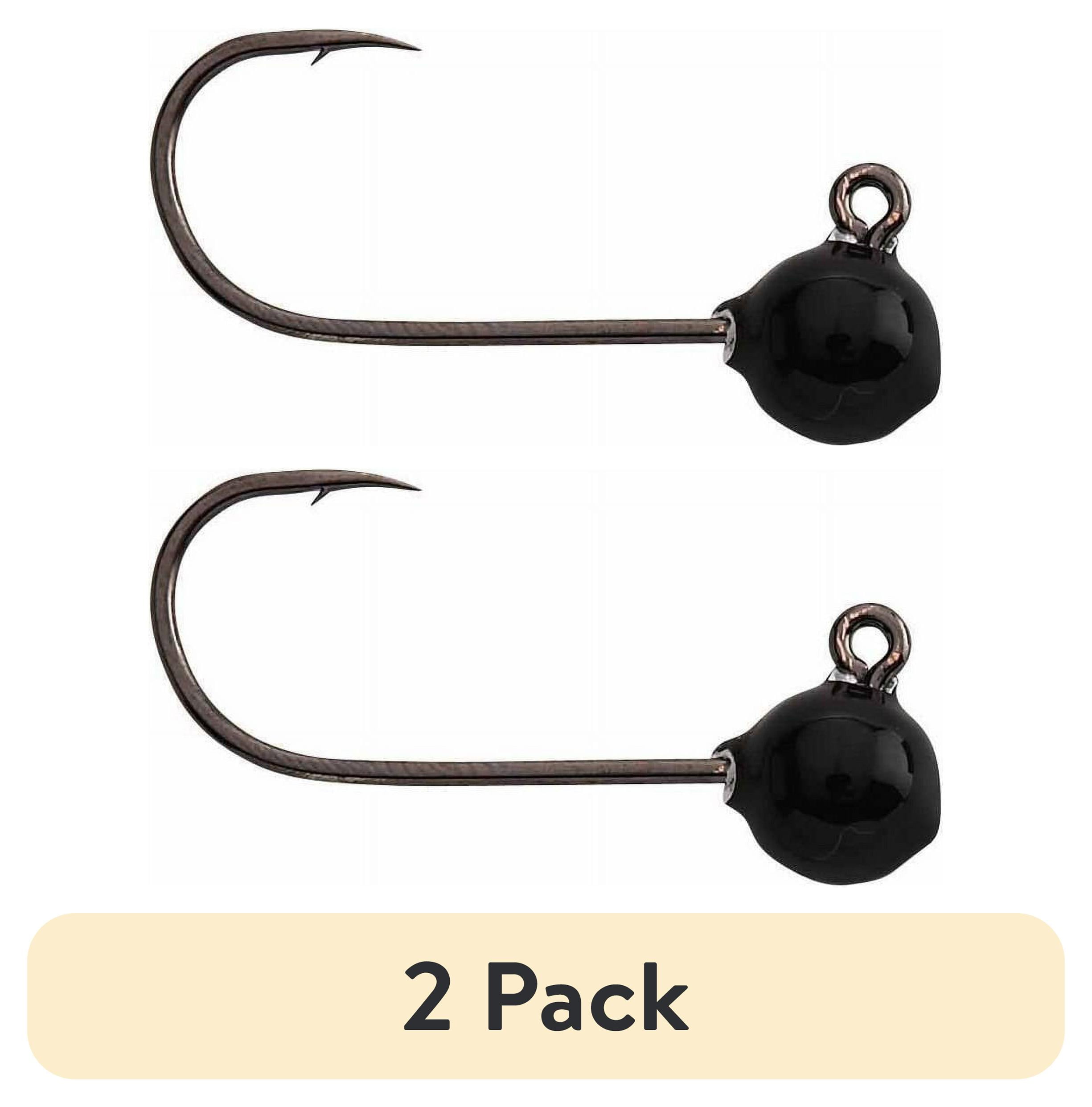 (2 pack) Yakima Bait Maxi Jig Heads, 3pk, 1/4 oz, Black