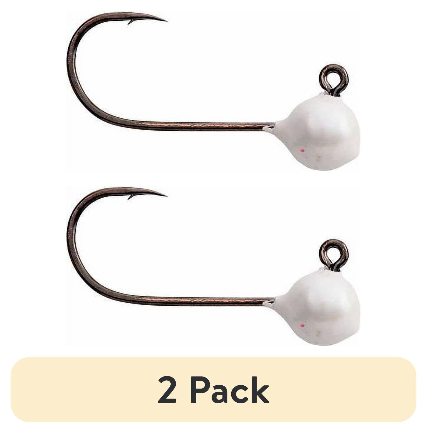 (2 pack) Yakima Bait Maxi Jig Heads, 3pk, 1/4 oz, Pearl