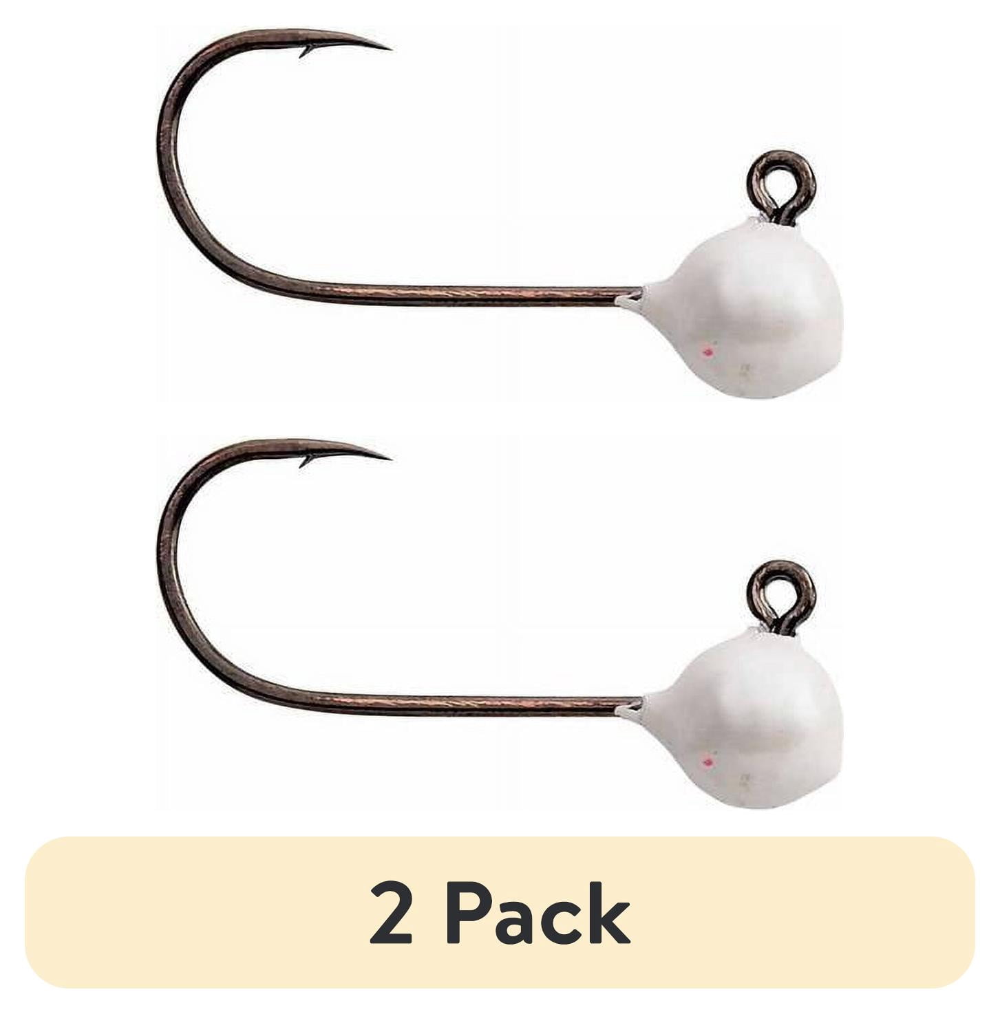 (2 pack) Yakima Bait Maxi Jig Heads, 3pk, 1/8 oz, Pearl