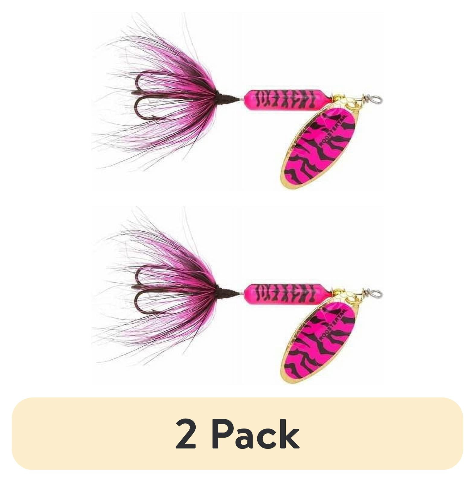 (2 pack) Yakima Bait Original Rooster Tail, Inline Spinnerbait Fishing Lure, 1/16 oz