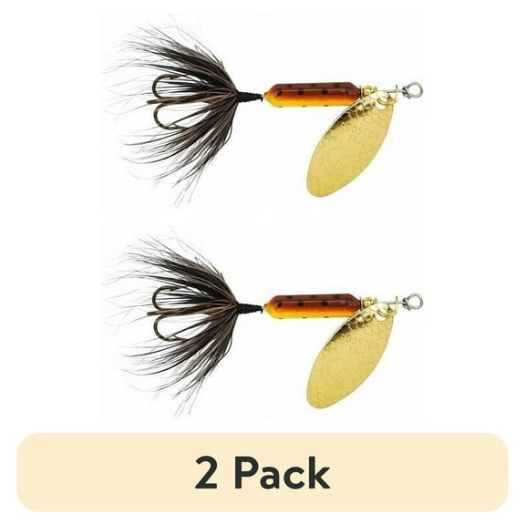 (2 pack) Worden's Original Rooster Tail - 1/6 oz. - Brown Trout
