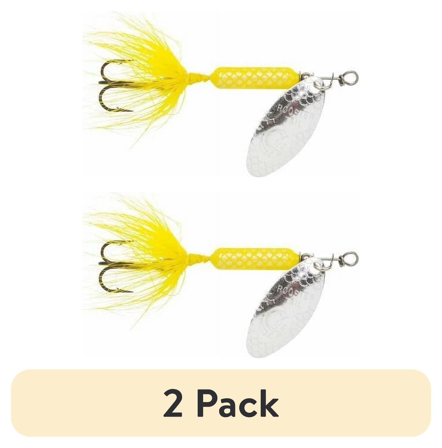 (2 pack) Yakima Bait Original Rooster Tail, Inline Spinnerbait Fishing Lure, 1/8 oz