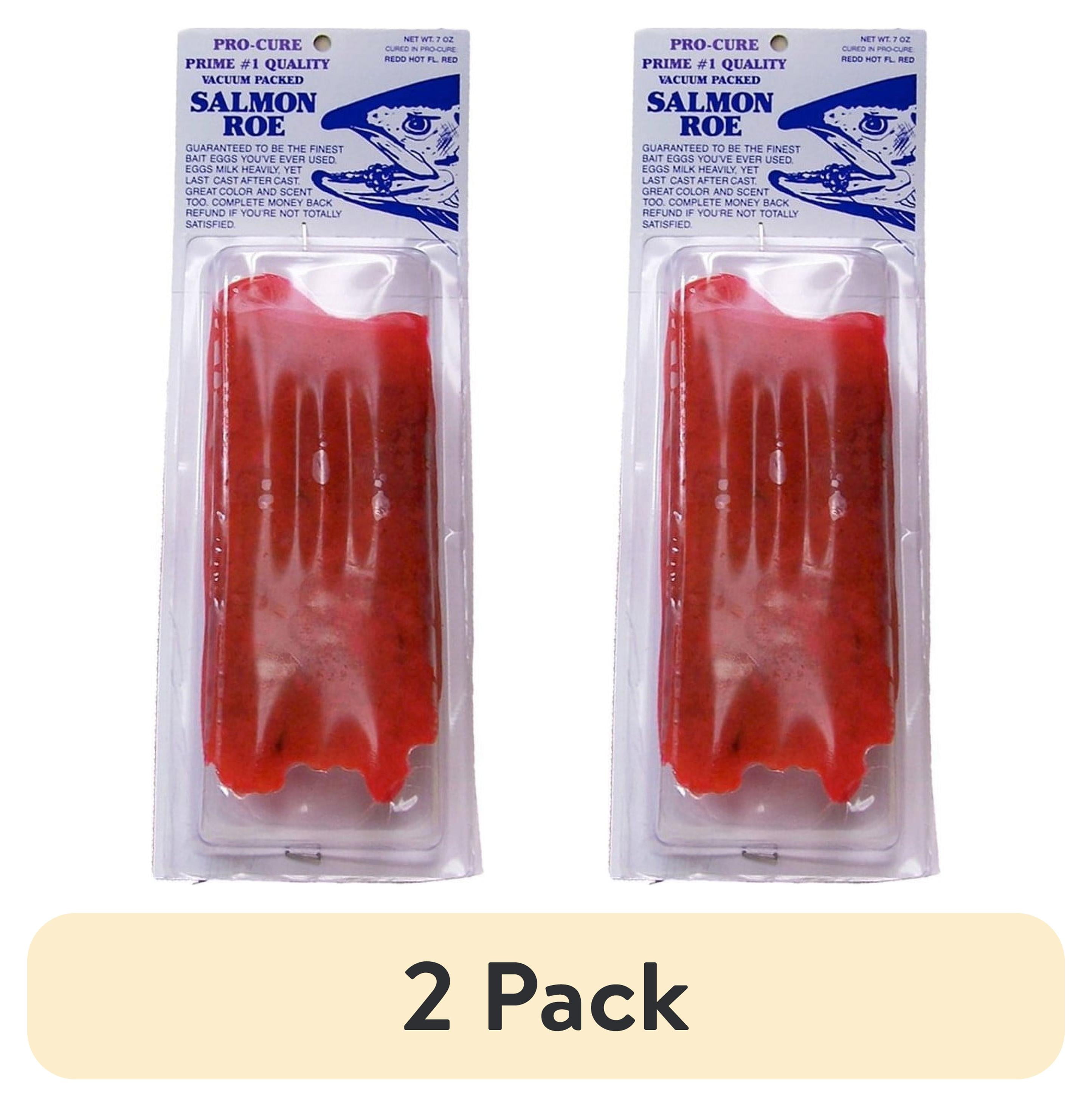 (2 pack) Pro-Cure Brand Vacuum Packed Salmon Eggs, 7 oz.