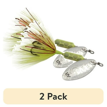 Worden's Yakima Bait Rooster Tail Spinner Lure – Grasshopper Pattern, Choose Your Size