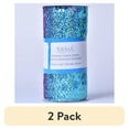thumbnail image 1 of (2 pack) Yama Ribbon, 5-3/8inch Reverse Sequin Ribbon Glitter Blue/Pink, 3 feet, 1 of 8