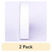 2 pack Yama Ribbon, Mega Grosgrain Ribbon White, 0.875inch x 75 feet