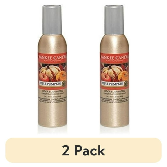 (2 pack) Yankee Candle Apple Pumpkin Concentrated Room Spray, Food & Spice Scent