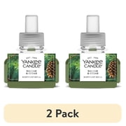 2 pack Yankee Candle ScentPlug 0.625 fl oz Plug-In Refill, Balsam & Cedar