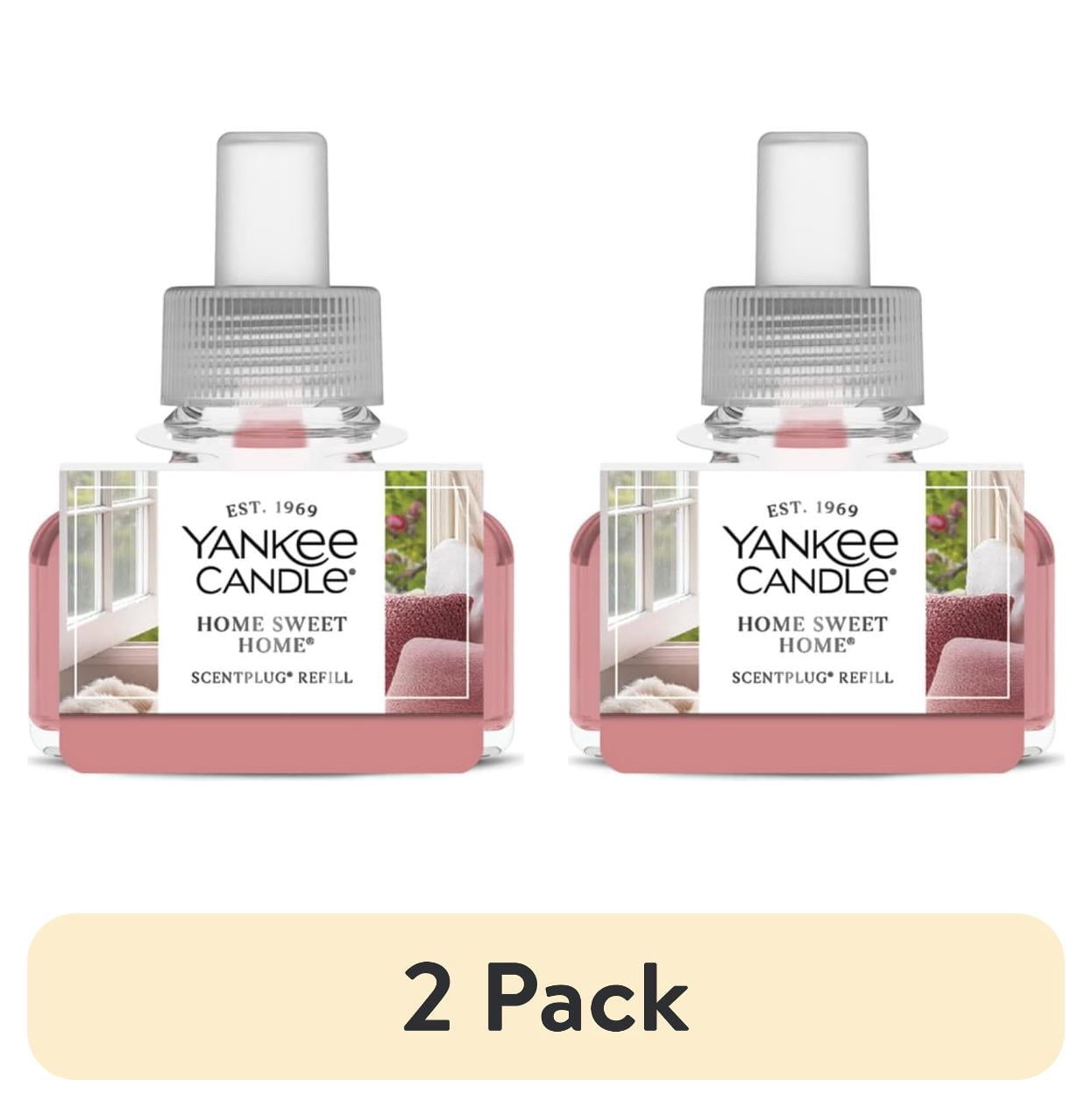 (2 pack) Yankee Candle Home Sweet Home ScentPlug Fragrance Oil Refill, 0.625 fl oz