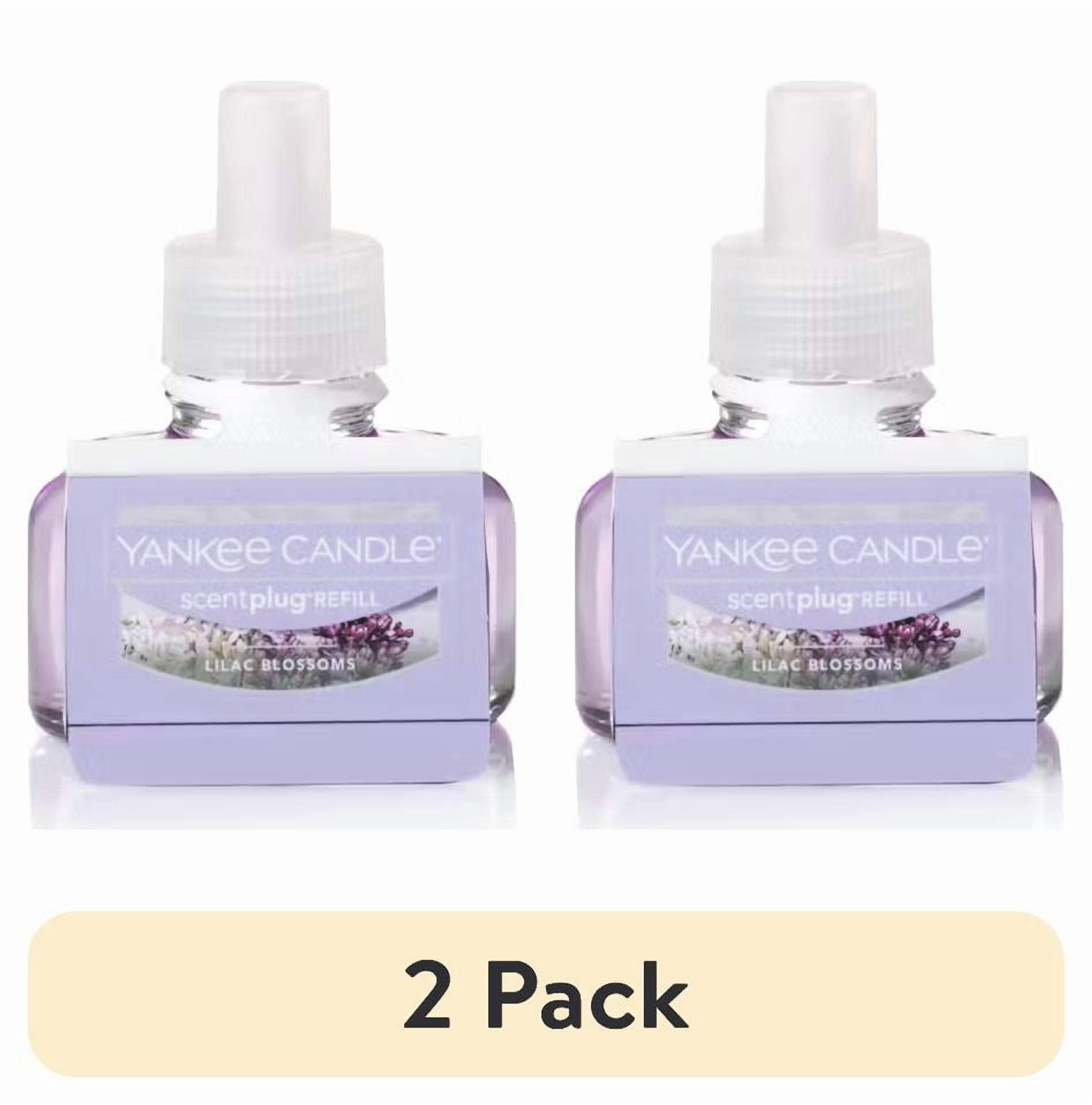 (2 pack) Yankee Candle Lilac Blossoms ScentPlug Oil Refill, Lavender Purple, 0.625 fl oz