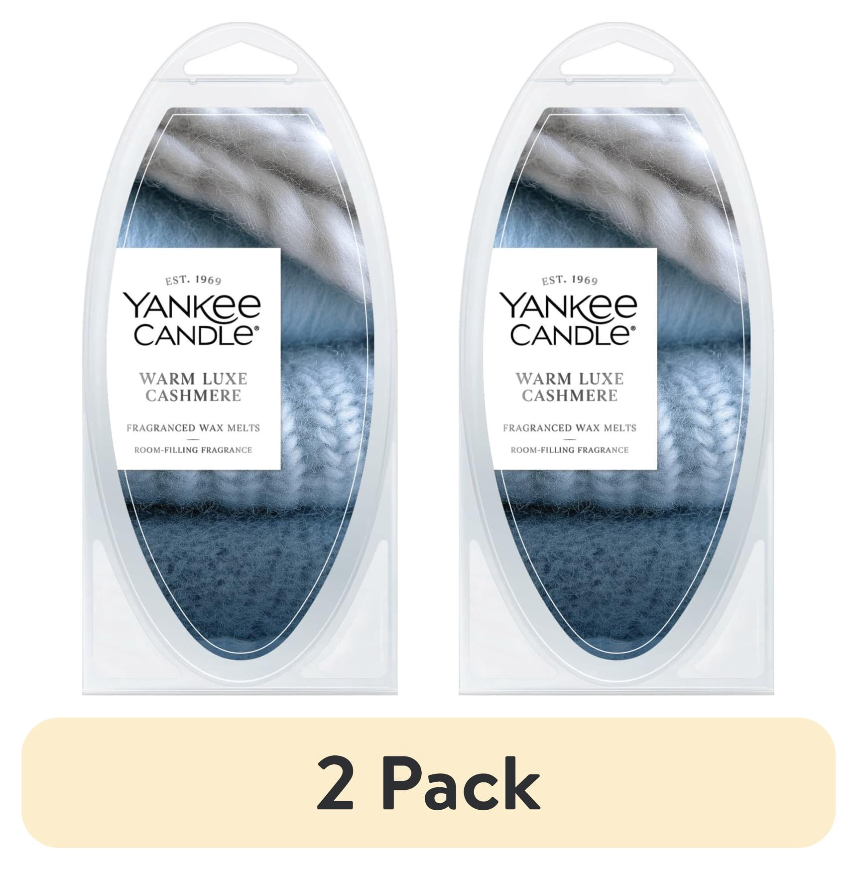 (2 pack) Yankee Candle Warm Lux Cashmere Fragranced Wax Melts (Single Pack)