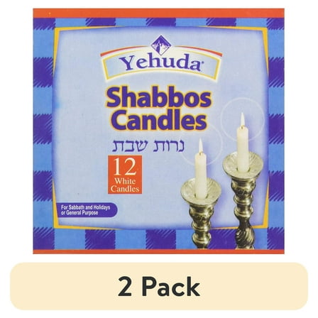 (2 pack) Yehuda Sabbath Candles,12ct