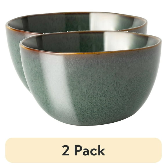 (2 pack) Yellowstone Dutton Reactive Ceramic Cereal Bowl