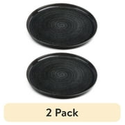 2 pack Yellowstone Rip Ceramic Round Dinner Plate