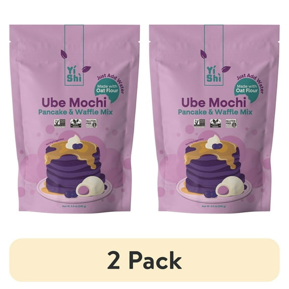 (2 pack) Yishi Ube Mochi Pancake & Waffle Mix