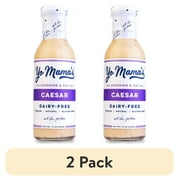 (2 pack) Yo Mama's Foods Gluten-Free Classic Caesar Salad Dressing, 13 oz