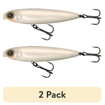 (2 pack) Yo-Zuri 3DB Pencil, 4" Topwater Hard Bait Lure, Bone